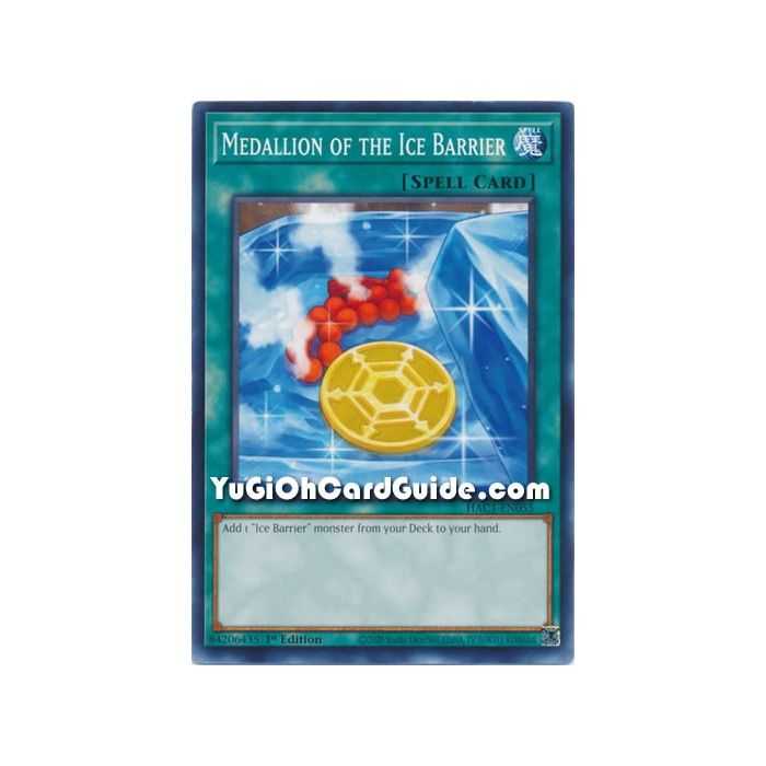Medallion of the Ice Barrier (Common) – Hidden Arsenal Chapter 1 | Carta YUGIOH en México