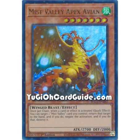 Mist Valley Apex Avian (Ultra Rare/Duel Terminal) – Hidden Arsenal Chapter 1 | Carta YUGIOH en México