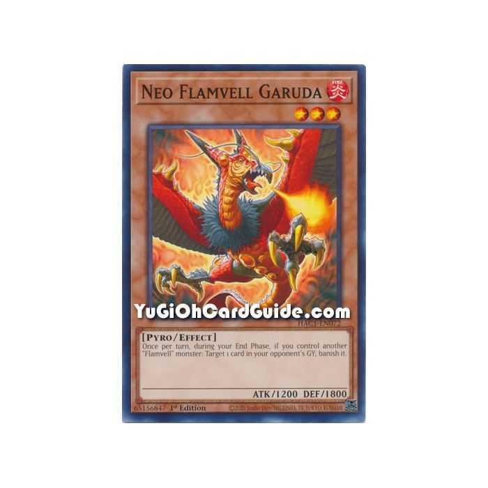 Neo Flamvell Garuda (Common) – Hidden Arsenal Chapter 1 | Carta YUGIOH en México
