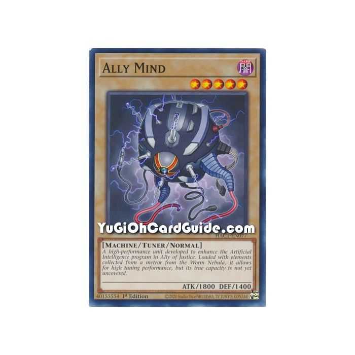 Ally Mind (Common) – Hidden Arsenal Chapter 1 | Carta YUGIOH en México