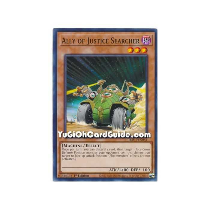 Ally of Justice Searcher (Common) – Hidden Arsenal Chapter 1 | Carta YUGIOH en México