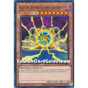 Ally of Justice Cosmic Gateway (Common) – Hidden Arsenal Chapter 1 | Carta YUGIOH en México