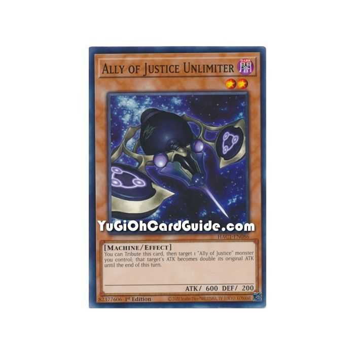 Ally of Justice Unlimiter (Common) – Hidden Arsenal Chapter 1 | Carta YUGIOH en México