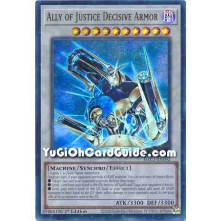 Ally of Justice Decisive Armor (Ultra Rare/Duel Terminal) – Hidden Arsenal Chapter 1 | Carta YUGIOH en México
