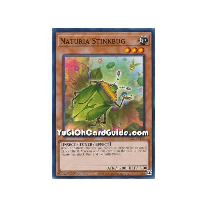 Naturia Stinkbug (Common) – Hidden Arsenal Chapter 1 | Carta YUGIOH en México