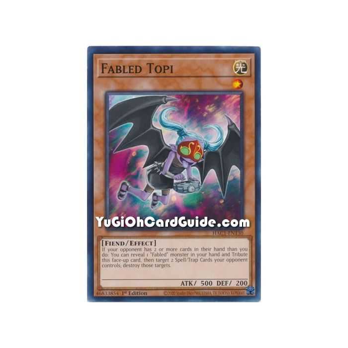 Fabled Topi (Common) – Hidden Arsenal Chapter 1 | Carta YUGIOH en México