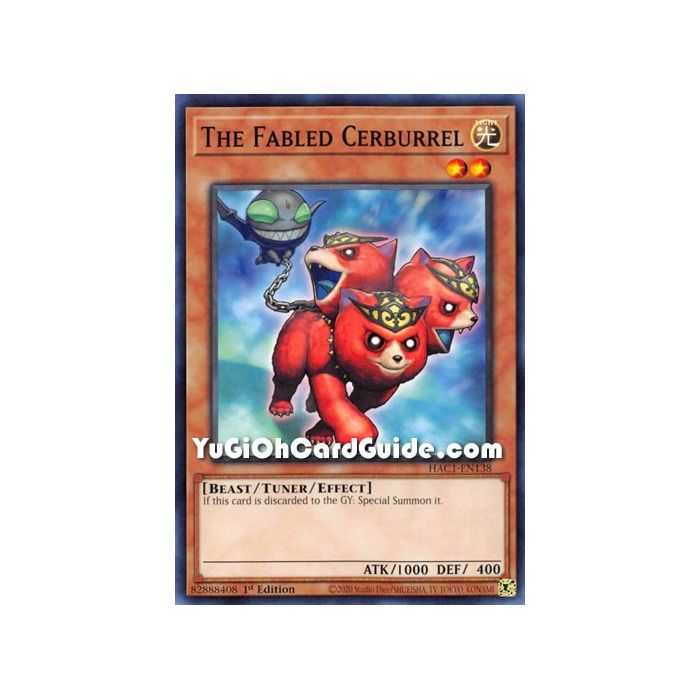 The Fabled Cerburrel (Common) – Hidden Arsenal Chapter 1 | Carta YUGIOH en México