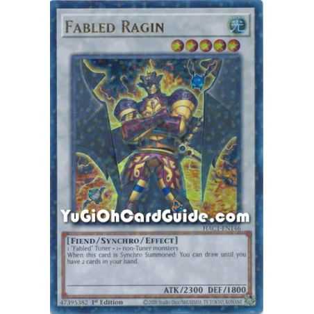 Fabled Ragin (Ultra Rare/Duel Terminal) – Hidden Arsenal Chapter 1 | Carta YUGIOH en México