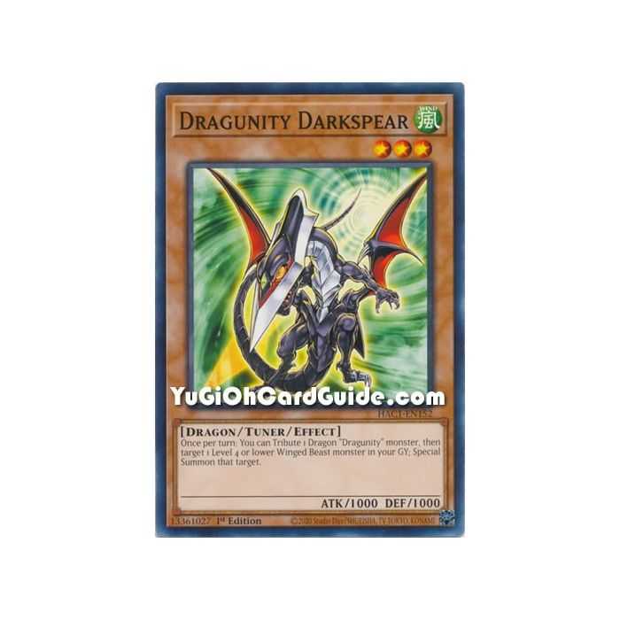 Dragunity Darkspear (Common) – Hidden Arsenal Chapter 1 | Carta YUGIOH en México