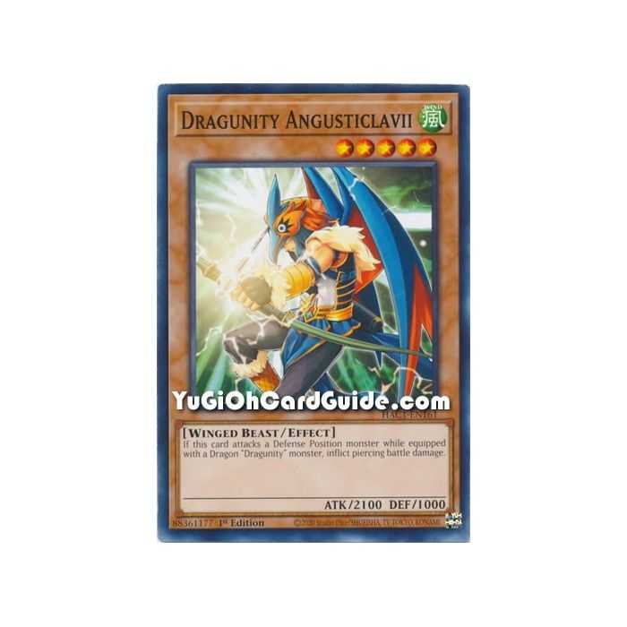 Dragunity Angusticlavii (Common) – Hidden Arsenal Chapter 1 | Carta YUGIOH en México