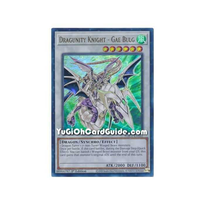 Dragunity Knight - Gae Bulg (Ultra Rare/Duel Terminal) – Hidden Arsenal Chapter 1 | Carta YUGIOH en México