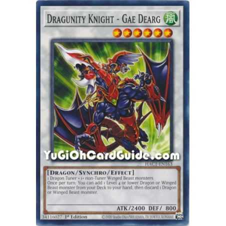Dragunity Knight - Gae Dearg (Common) – Hidden Arsenal Chapter 1 | Carta YUGIOH en México