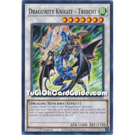 Dragunity Knight - Trident (Common) – Hidden Arsenal Chapter 1 | Carta YUGIOH en México