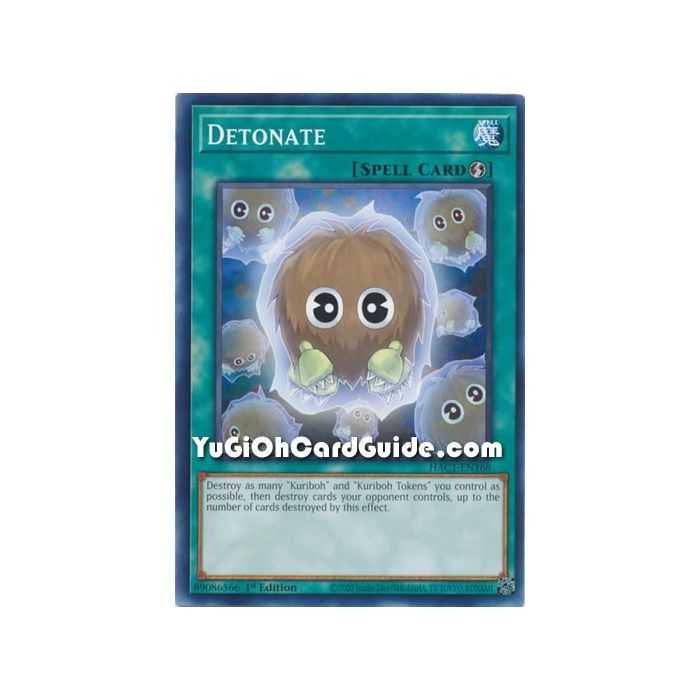 Detonate (Common) – Hidden Arsenal Chapter 1 | Carta YUGIOH en México