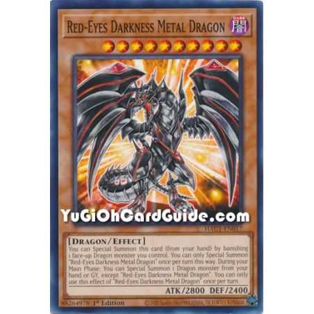 Red-Eyes Darkness Metal Dragon (Common) – Hidden Arsenal Chapter 1 | Carta YUGIOH en México