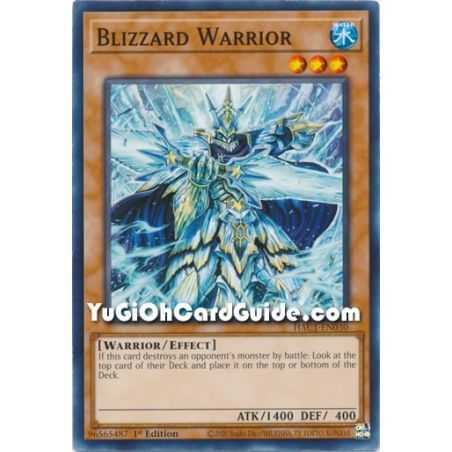 Blizzard Warrior (Common) – Hidden Arsenal Chapter 1 | Carta YUGIOH en México