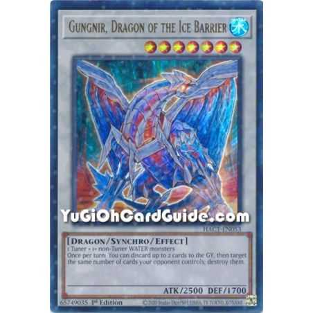 Gungnir, Dragon of the Ice Barrier (Ultra Rare/Duel Terminal) – Hidden Arsenal Chapter 1 | Carta YUGIOH en México