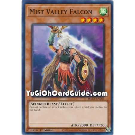 Mist Valley Falcon (Common) – Hidden Arsenal Chapter 1 | Carta YUGIOH en México