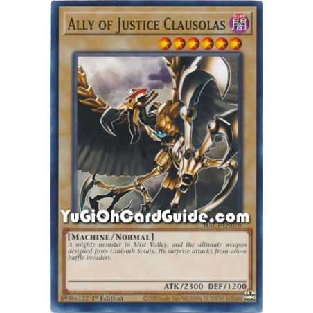Ally of Justice Clausolas (Common) – Hidden Arsenal Chapter 1 | Carta YUGIOH en México