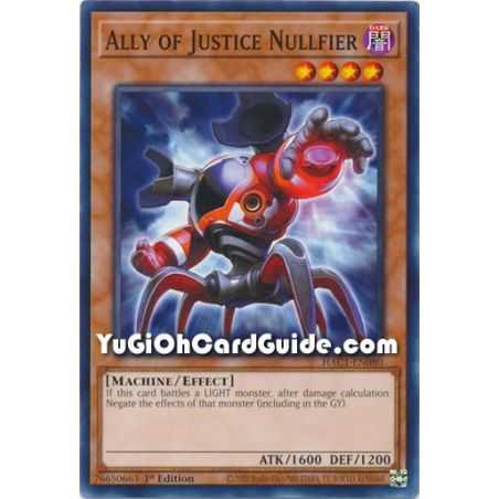 Ally of Justice Nullfier (Common) – Hidden Arsenal Chapter 1 | Carta YUGIOH en México