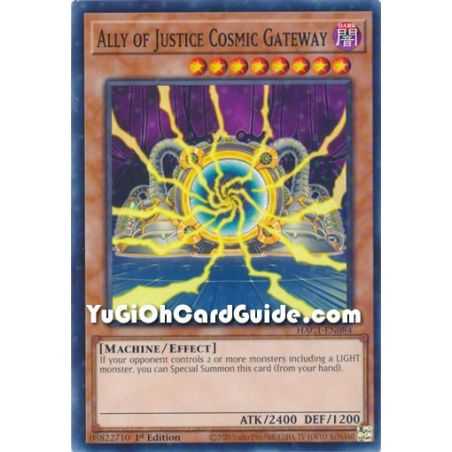 Ally of Justice Cosmic Gateway (Common) – Hidden Arsenal Chapter 1 | Carta YUGIOH en México