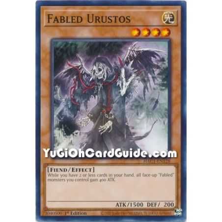 Fabled Urustos (Common) – Hidden Arsenal Chapter 1 | Carta YUGIOH en México