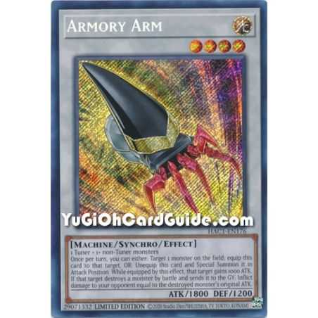 Armory Arm (Secret Rare) – Hidden Arsenal Chapter 1 | Carta YUGIOH en México