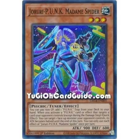 Joruri-P.U.N.K. Madame Spider (Super Rare) – The Grand Creators | Carta YUGIOH en México