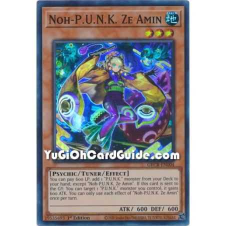 Noh-P.U.N.K. Ze Amin (Super Rare) – The Grand Creators | Carta YUGIOH en México