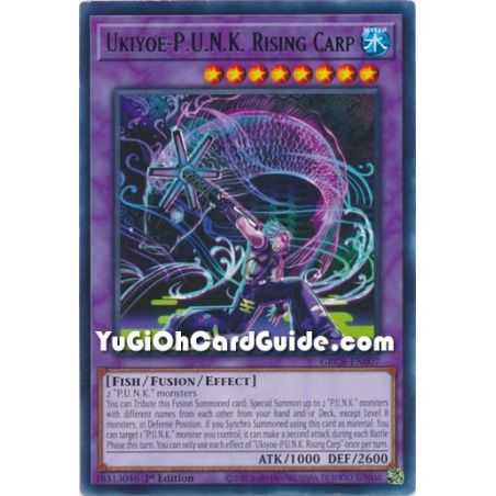 Ukiyoe-P.U.N.K. Rising Carp (Rare) – The Grand Creators | Carta YUGIOH en México