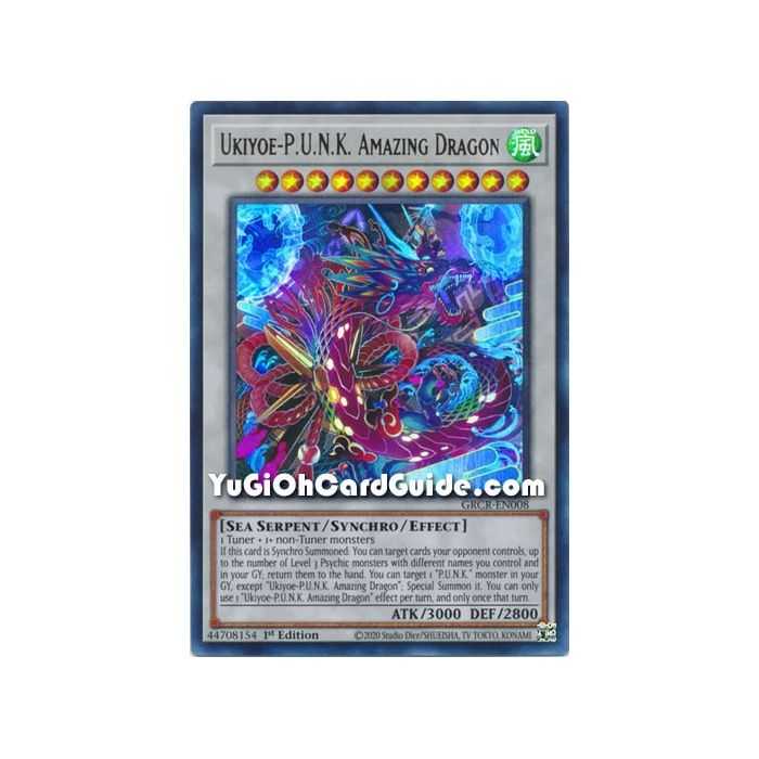 Ukiyoe-P.U.N.K. Amazing Dragon (Ultra Rare) – The Grand Creators | Carta YUGIOH en México