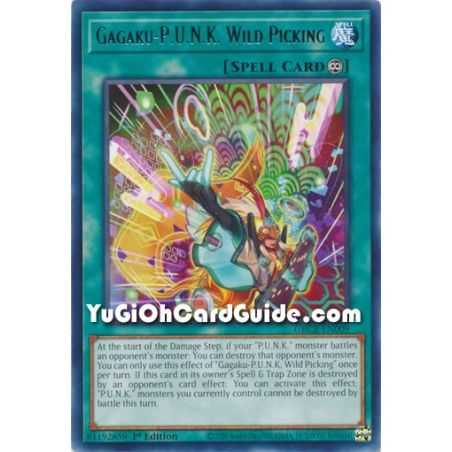 Gagaku-P.U.N.K. Wild Picking (Rare) – The Grand Creators | Carta YUGIOH en México