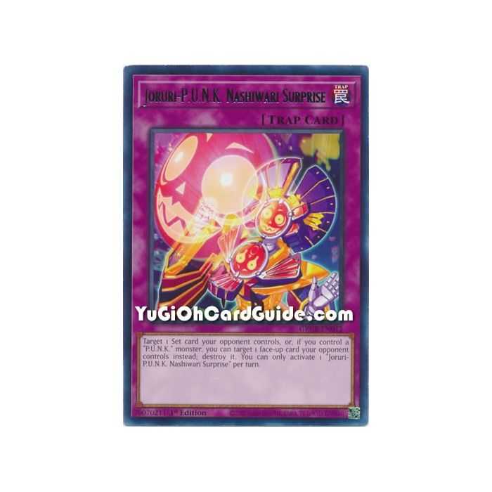 Joruri-P.U.N.K. Nashiwari Surprise (Rare) – The Grand Creators | Carta YUGIOH en México