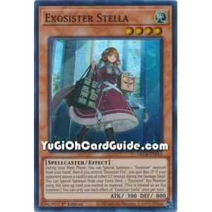 Exosister Stella (Super Rare) – The Grand Creators | Carta YUGIOH en México