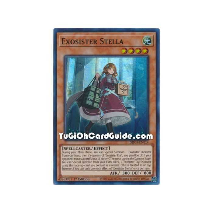 Exosister Stella (Super Rare) – The Grand Creators | Carta YUGIOH en México