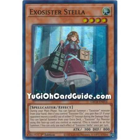 Exosister Stella (Super Rare) – The Grand Creators | Carta YUGIOH en México