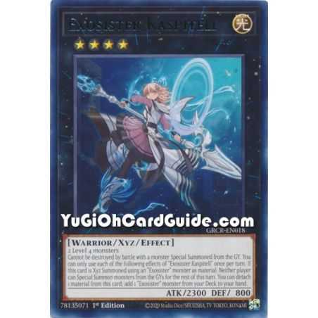 Exosister Kaspitell (Rare) – The Grand Creators | Carta YUGIOH en México