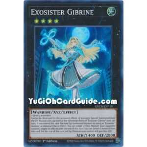Exosister Gibrine (Super Rare) – The Grand Creators | Carta YUGIOH en México