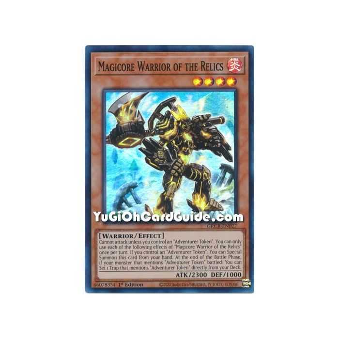 Magicore Warrior of the Relics (Super Rare) – The Grand Creators | Carta YUGIOH en México
