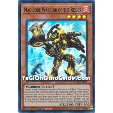 Magicore Warrior of the Relics (Super Rare) – The Grand Creators | Carta YUGIOH en México