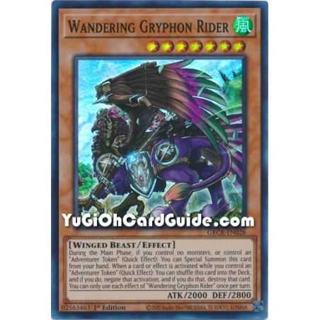 Wandering Gryphon Rider (Super Rare) – The Grand Creators | Carta YUGIOH en México
