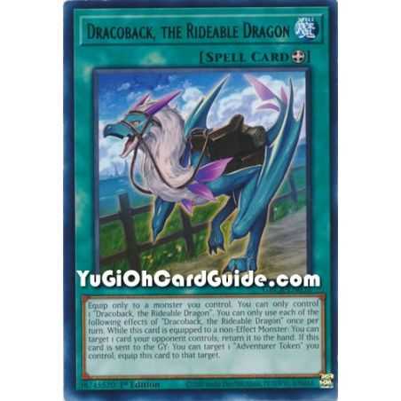 Dracoback, the Rideable Dragon (Rare) – The Grand Creators | Carta YUGIOH en México