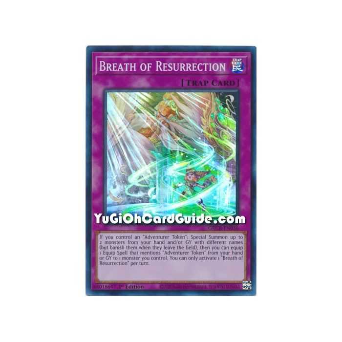 Breath of Resurrection (Super Rare) – The Grand Creators | Carta YUGIOH en México