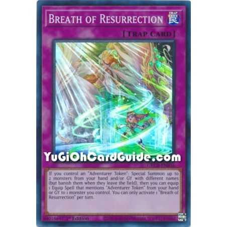 Breath of Resurrection (Super Rare) – The Grand Creators | Carta YUGIOH en México