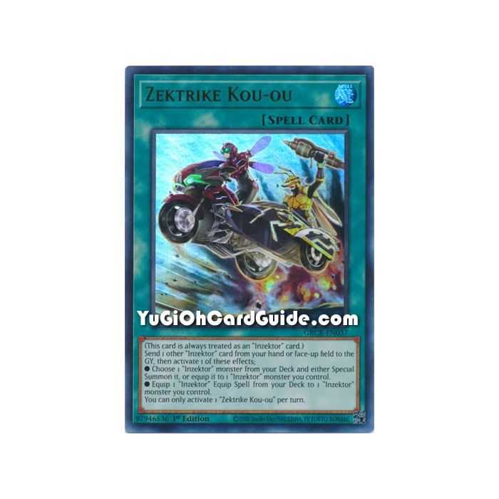Zektrike Kou-ou (Ultra Rare) – The Grand Creators | Carta YUGIOH en México
