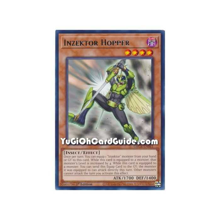 Inzektor Hopper (Rare) – The Grand Creators | Carta YUGIOH en México