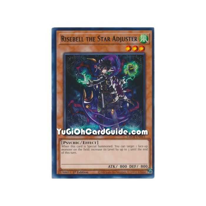 Risebell the Star Adjuster (Rare) – The Grand Creators | Carta YUGIOH en México