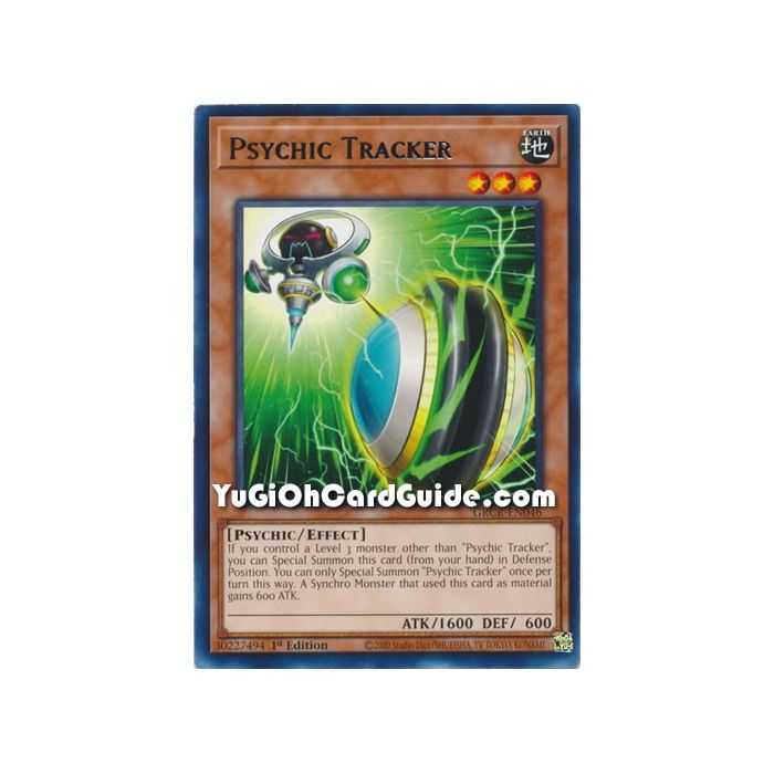 Psychic Tracker (Rare) – The Grand Creators | Carta YUGIOH en México