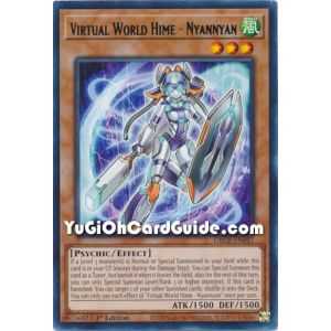 Virtual World Hime - Nyannyan (Rare) – The Grand Creators | Carta YUGIOH en México