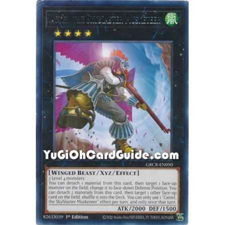 Castel, the Skyblaster Musketeer (Rare) – The Grand Creators | Carta YUGIOH en México